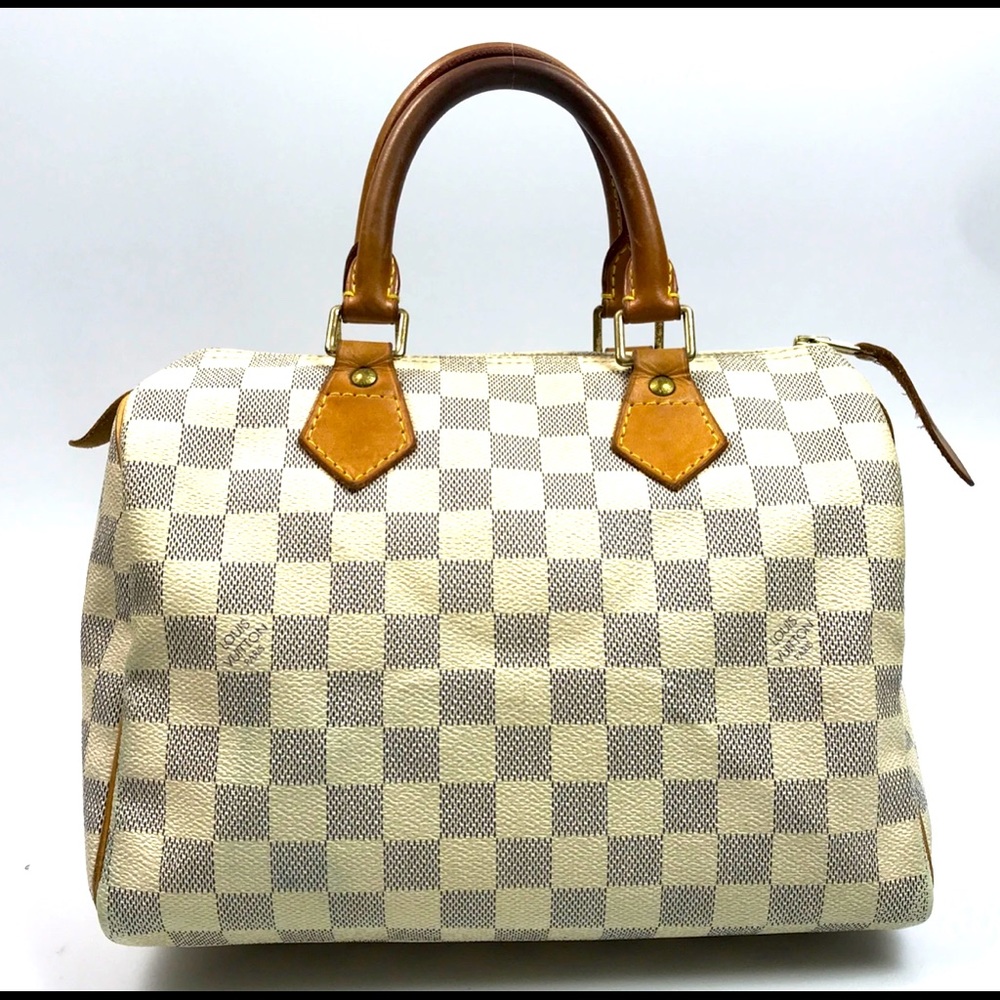 Authentic Louis Vuitton Speedy 25 Azur